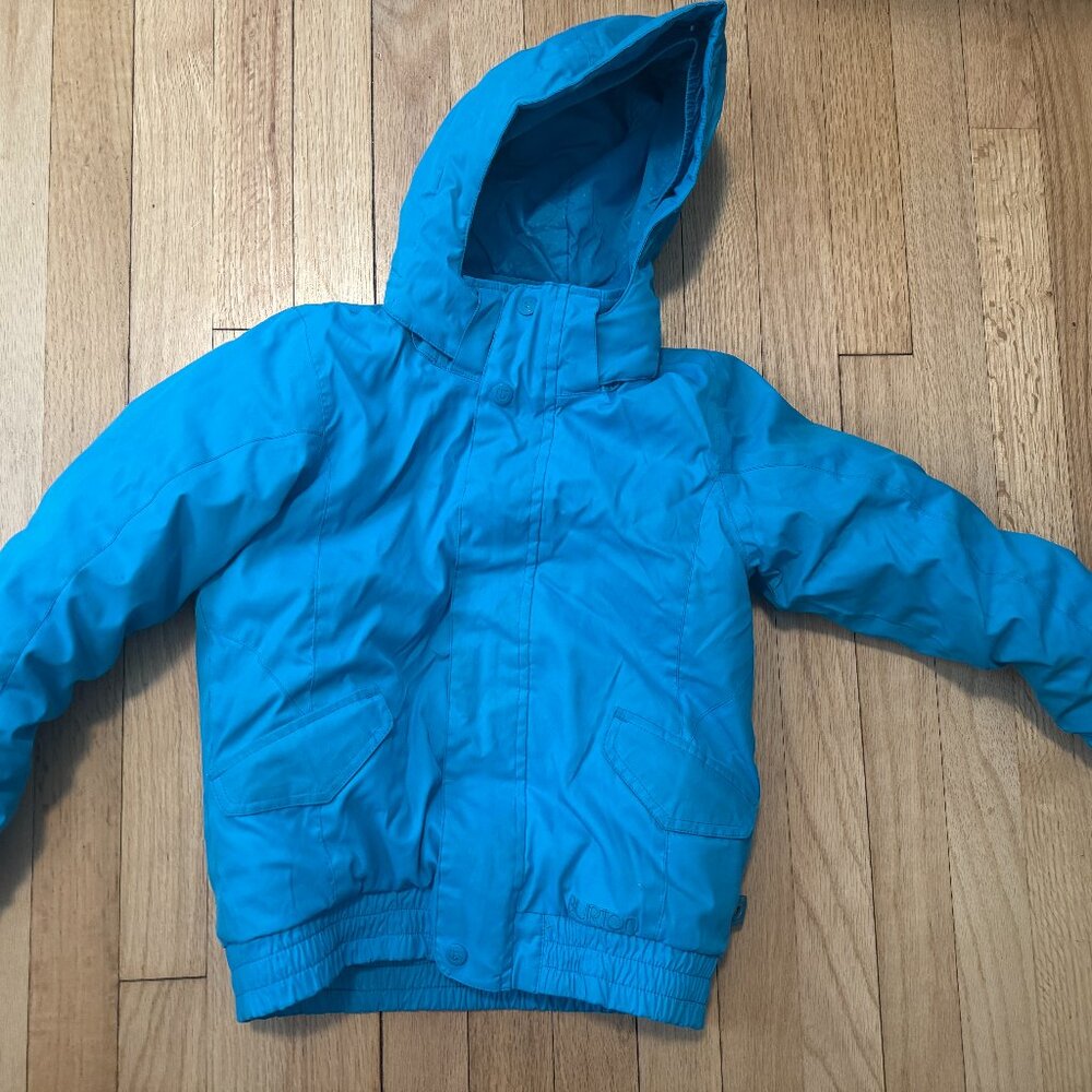 Blue Girls Burton Skiing Snowboarding Jacket Size 5/6 XXS